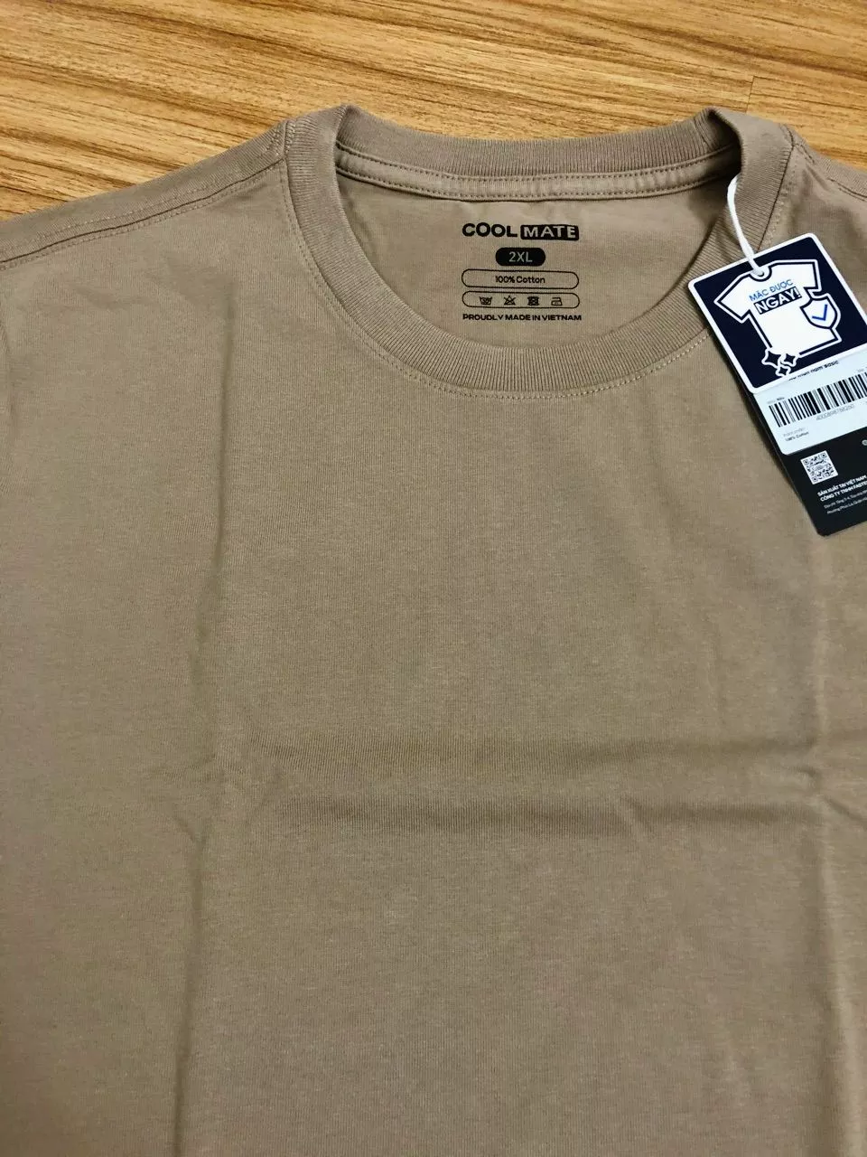 Áo thun nam TShirt Basic Cotton 100% 220gsm dày dặn mềm mại Coolmate