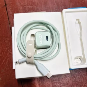 [Cho iPhone 15-17/Samsung] Combo sạc nhanh Anker - Củ Nano 45W và cáp dù Zolo 240W - A2692 + A8060