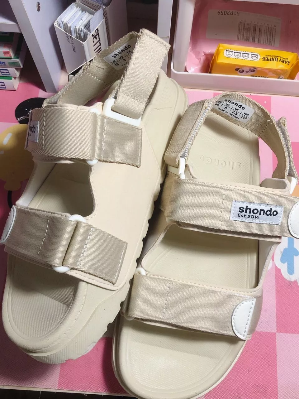 Giày Platy Nam Nữ SHONDO Êm, Thời Trang Thích Hợp Đi Làm, Đi Học Chơi Full Be PLA2529