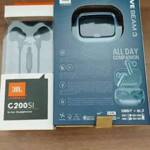 Tai Nghe True Wireless JBL Live Beam 3 có màn hình cảm ứng - Hàng Chính Hãng