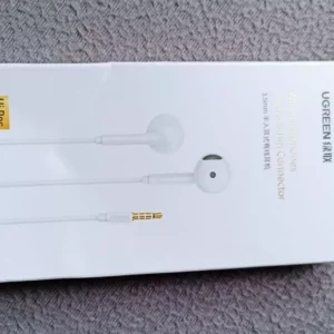 Tai nghe nhét tai UGREEN Aux, Tai nghe có dây 3,5 mm Điều khiển âm lượng cách ly tiếng ồn có micrô cho AndroidMP3 / MP4 / Pad
