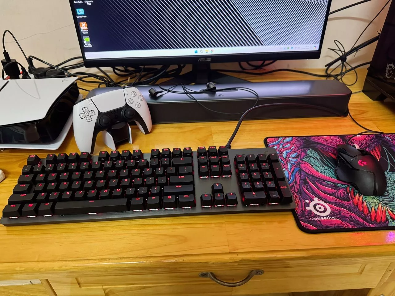 Combo bàn phím và chuột gaming Logitech G512 GX & G502 Hero