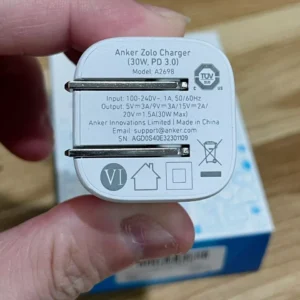 [LIVE] Củ sạc nhanh Anker 20W/ 30W Power IQ 3.0 GaN | 1 cổng USB-C | Chân gập gấp gọn tiện lợi - A2699/8
