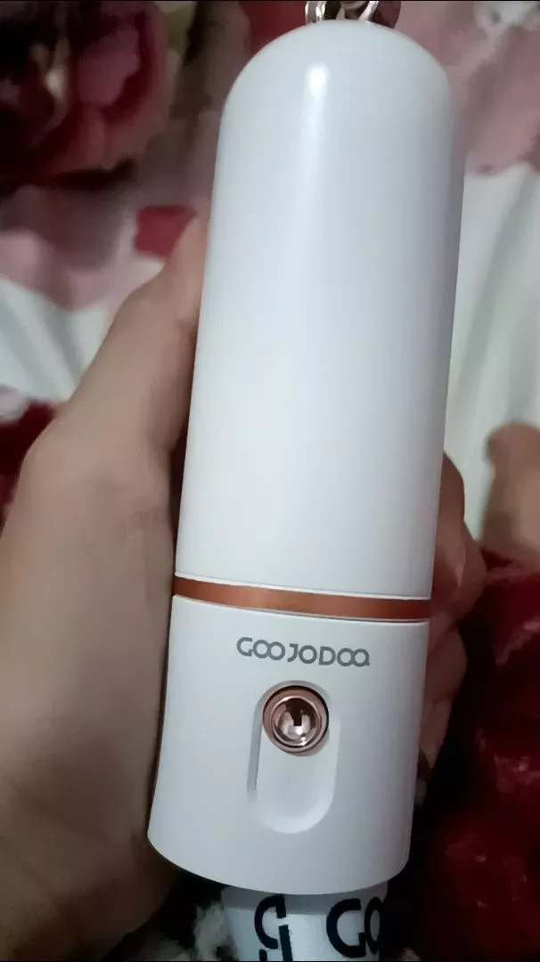 Quạt mini cầm tay GOOJODOQ, 3 tốc độ, cánh quạt bền bỉ sạc Type-c