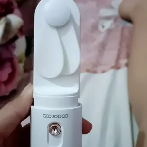 Quạt mini cầm tay GOOJODOQ, 3 tốc độ, cánh quạt bền bỉ sạc Type-c