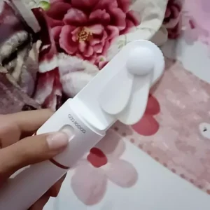 Quạt mini cầm tay GOOJODOQ, 3 tốc độ, cánh quạt bền bỉ sạc Type-c