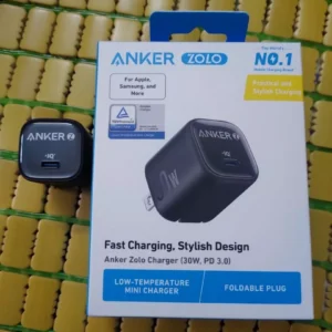 Củ sạc nhanh Anker Zolo GaN 20W/30W | 1 cổng USB-C | Sạc nhanh Power IQ 3.0 | Chân gập gấp gọn tiện lợi - A2699/8
