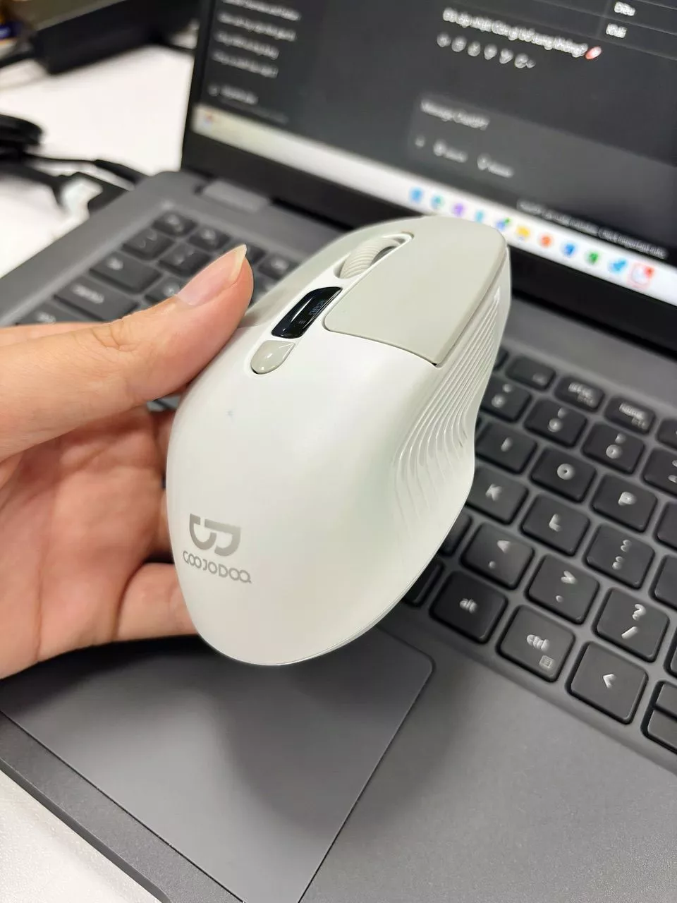 Chuột Bluetooth kép GOOJODOQ 2.4GHz,công thái học im lặng, có điều chỉnh dpi