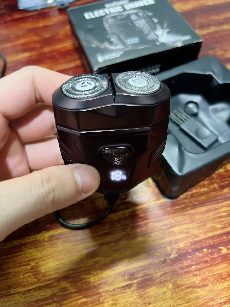 Máy cạo râu Enchen Mini X, 15 lưỡi dao tự mài, đầu cạo 3D chống nước toàn thân - BH 12 tháng