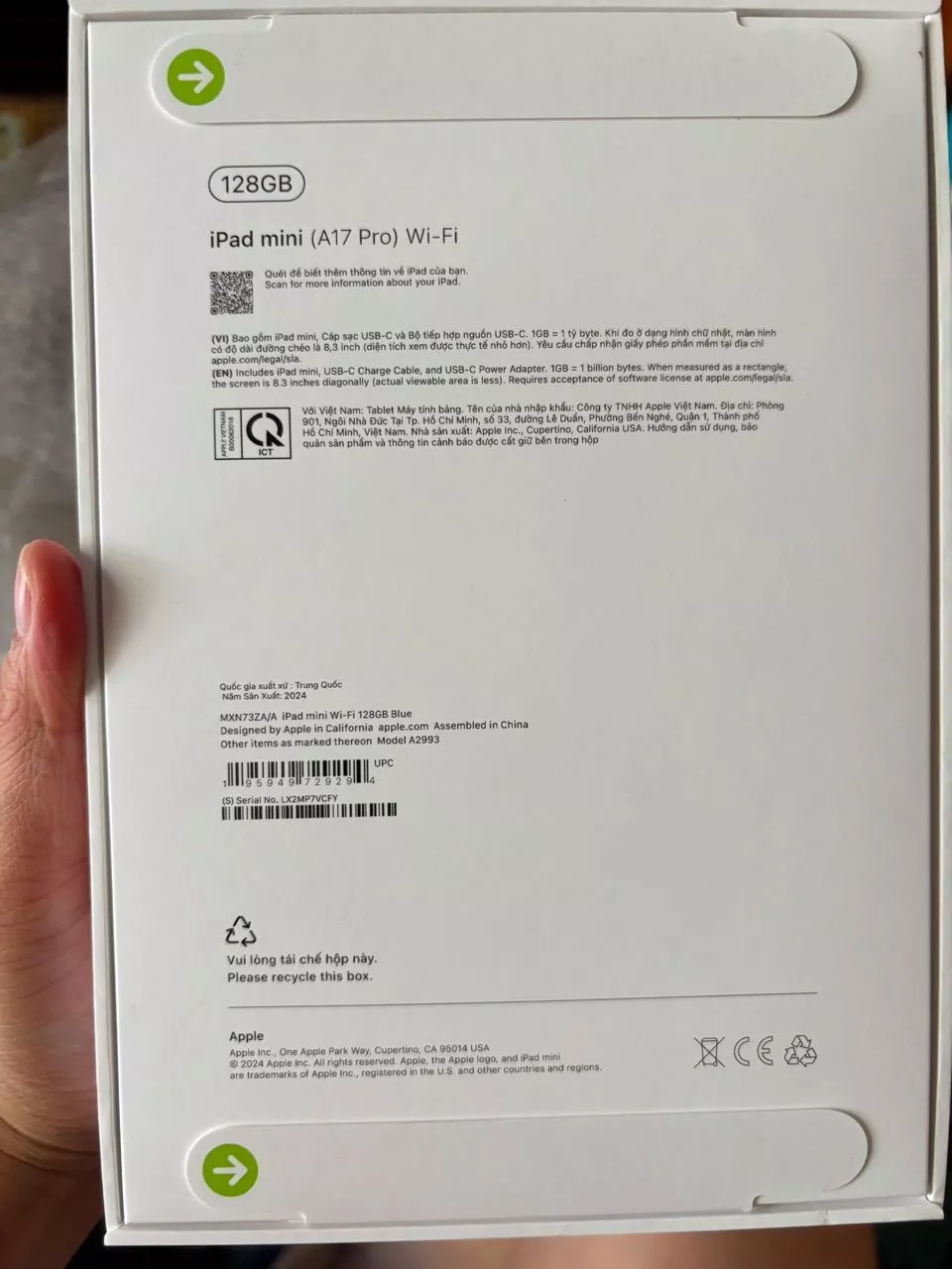 Apple iPad mini 7 8.3-inch Wi-Fi 128GB