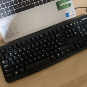 Bàn phím có dây Logitech K120 - Bền bỉ, chống tràn, kích thước đầy đủ có phím số