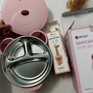 Bát ăn cho trẻ em hình ngộ nghĩnh inox 316 Elmich Babycare EL-0008
