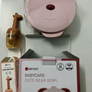 Bát ăn cho trẻ em hình ngộ nghĩnh inox 316 Elmich Babycare EL-0008