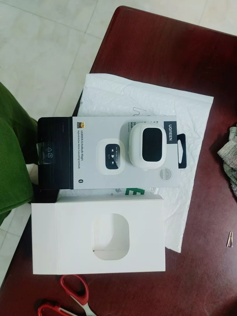 UGREEN Ecobuds Magic Hi-Res Tai nghe Bluetooth ANC khử tiếng ồn -52dB Màn hình cảm ứng trong tai không dây Thể thao Thích hợp cho Apple Huawei Xiaomi
