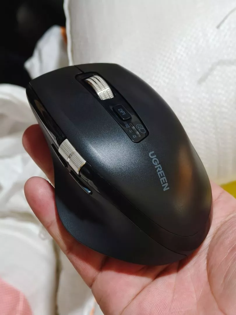 Chuột không dây cuộn siêu nhanh Ugrene Bluetooth 5.4/5.0 2.4G Công thái học 5000DPI cho máy tính bảng MacBook Máy tính xách tay