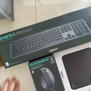 Combo Bàn phím Bluetooth Logitech MX Keys S | Chuột không dây Logitech MX Anywhere 3s