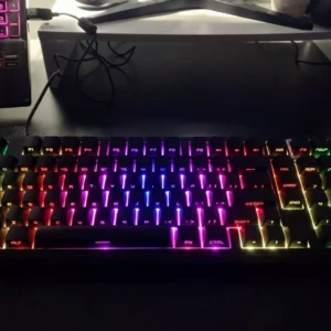 Case bàn phím cơ không dây ATAS YG102 - 3 mode kết nối - LED RGB - Có App Marco - Mạch xuôi 5 Pin - Lube sẵn