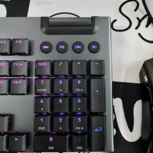 Bàn phím cơ Gaming có dây Lowprofile Logitech G G915 X Fullsize, Mũ phím PBT, nút lập trình, RGB