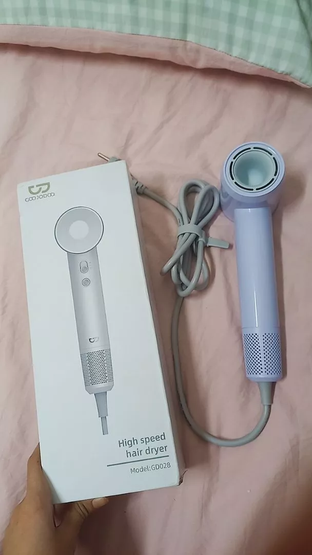 Máy Sấy Tóc Tốc Độ Cao Goojodoq Chịu Nhiệt 3 Phút Sấy Nhanh 200 Triệu Ion Âm