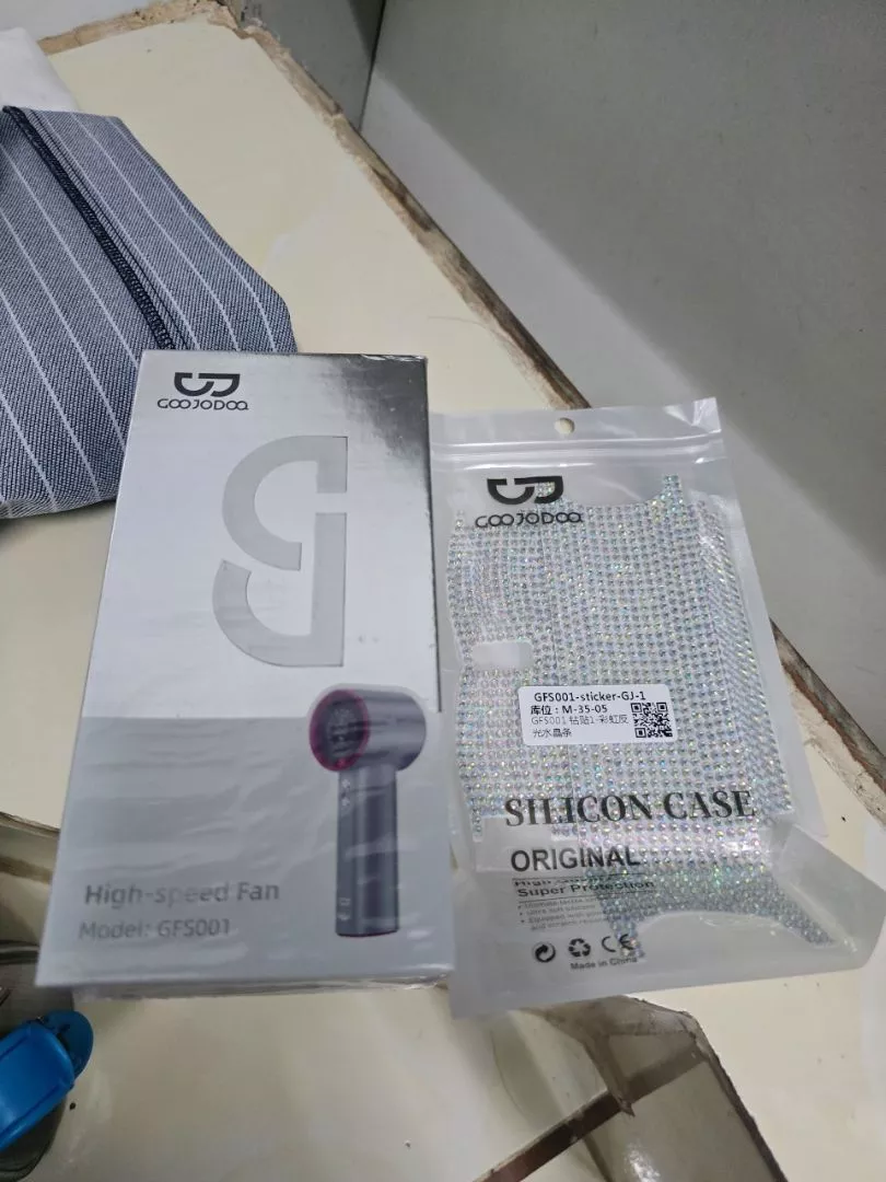 Nhãn dán quạt cầm tay Goojodoq Nhãn dán kim cương quạt tốc độ cao GFS001