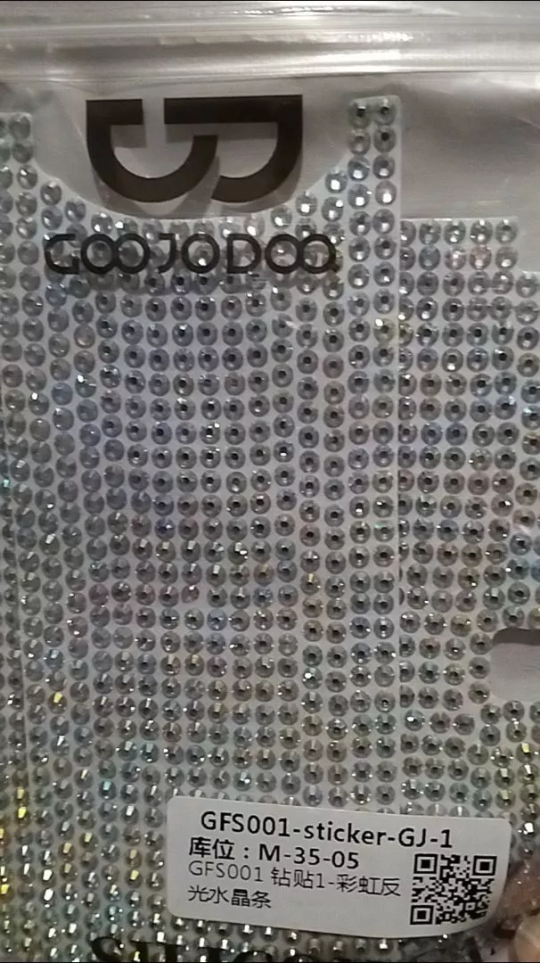 Nhãn dán quạt cầm tay Goojodoq Nhãn dán kim cương quạt tốc độ cao GFS001