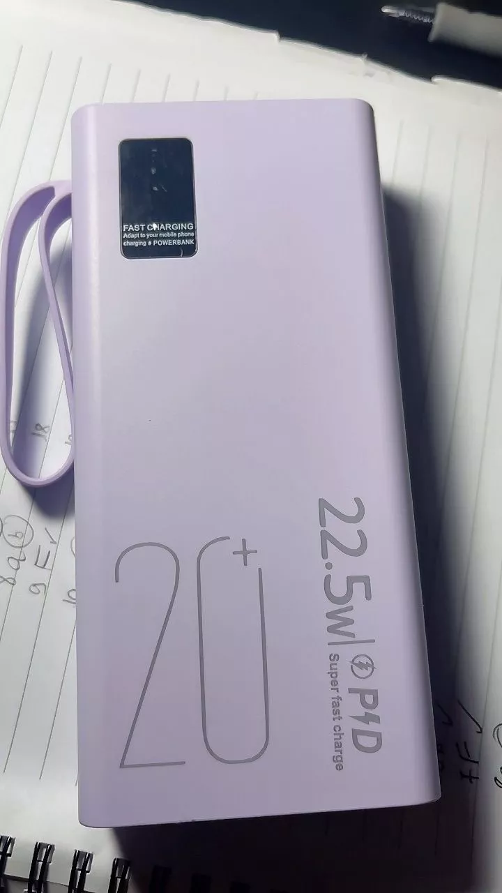 Bộ sạc dự phòng mini GOOJODOQ 22,5w Màn hình LED 20000mAh có chế độ đèn pin