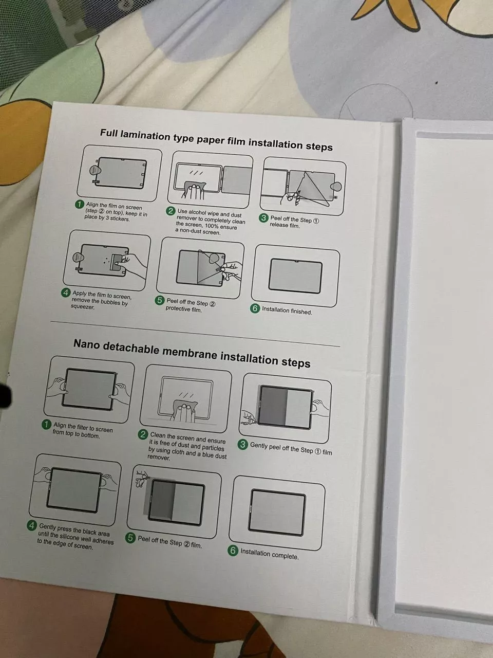 Phim bảo vệ iPad GOOJODOQ, dễ dàng dán, độ trong suốt và độ nhạy cao, chống vân tay
