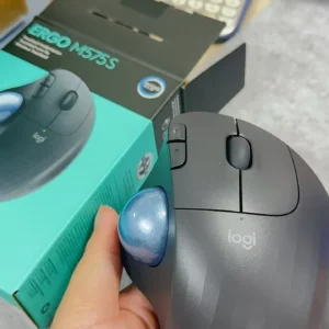 Chuột không dây Công Thái Học Logitech Ergo M575 | M575s - Bluetooth, USB 2.4Ghz, Trackball