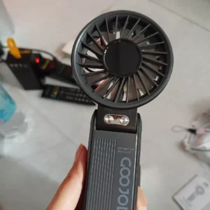 Quạt mini mạnh mẽ thế hệ thứ hai mới của Goojodoq cầm tay gấp 180° có 100 mức độ
