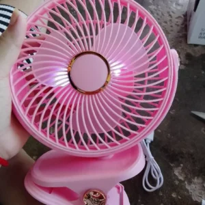 ( Loại 1) Quạt tích điện kẹp bàn mini để bàn 5 mức độ có đèn led pin 5000 MHA Và 10000 MHA cao cấp