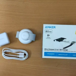 Đế sạc Anker MagGo UFO 1C 15W (3-in-1, Foldable Pad, with Adapter and USB-C cable) - B25M8