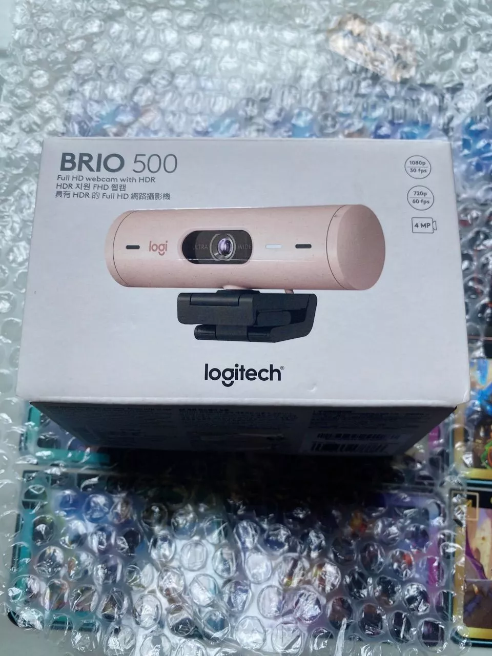 Webcam Logitech Full HD Brio 500 - Chỉnh sáng, lấy khung hình,Show mode, Mic kép giảm ồn