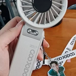 Quạt mini mạnh mẽ thế hệ thứ hai mới của Goojodoq cầm tay gấp 180° có 100 mức độ