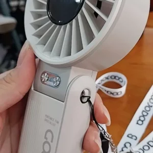 Quạt mini mạnh mẽ thế hệ thứ hai mới của Goojodoq cầm tay gấp 180° có 100 mức độ