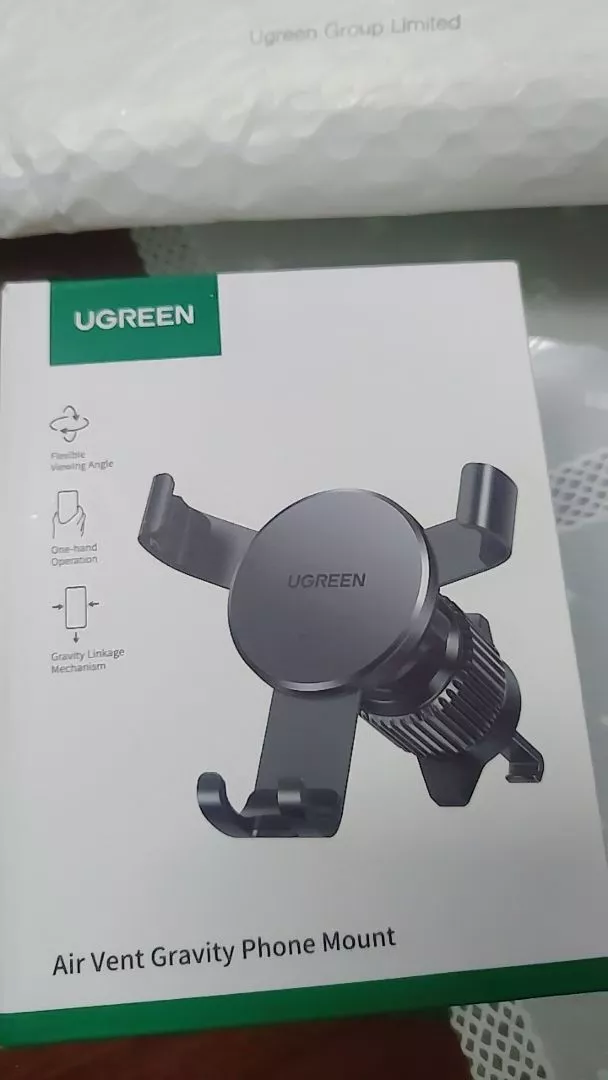 Giá đỡ điện thoại ô tô UGREEN Giá đỡ điện thoại thông hơi trên ô tô cho điện thoại di động Xiaomi Samsung iPhone 12 13 14 15 Giá đỡ ô tô