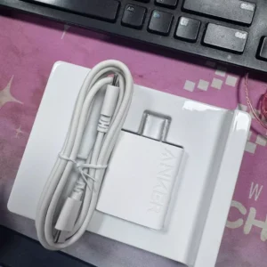 Combo Củ sạc nhanh Anker | 2 cổng 1USB-C & 1USB-A | Kèm Cáp sạc USB-C to USB-C- B2348