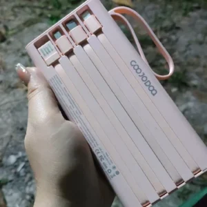 GOOJODOQ Mini Sạc dự phòng 2024 Sạc nhanh 22,5w, Màn hình hiển thị pin 20000 mah, đèn pin độ sáng cao Phụ kiện sạc pin