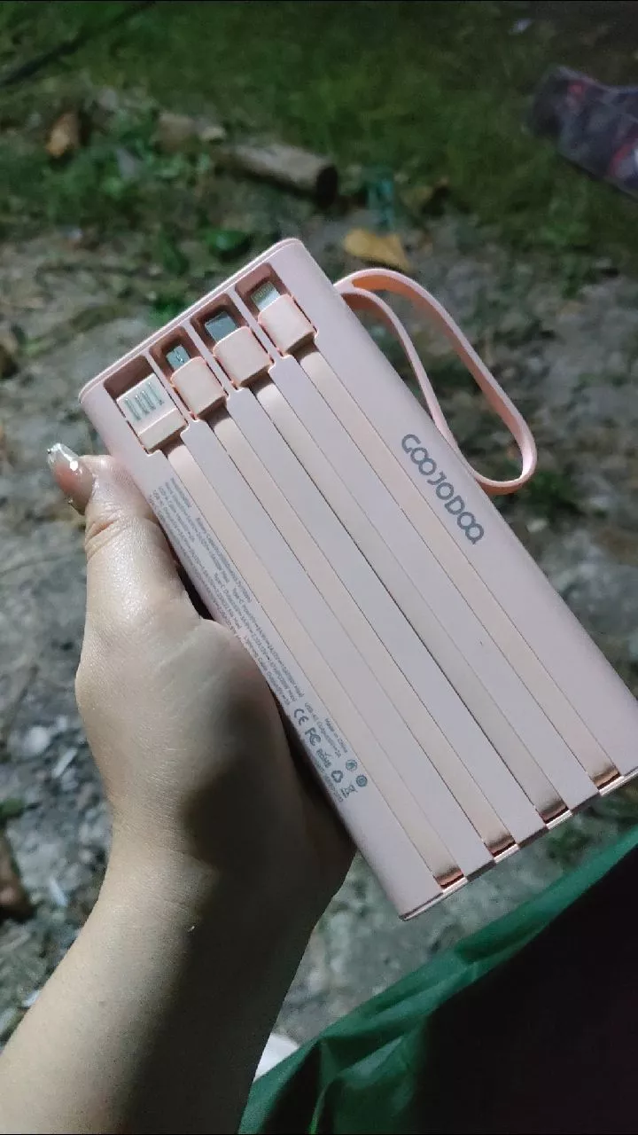 GOOJODOQ Mini Sạc dự phòng 2024 Sạc nhanh 22,5w, Màn hình hiển thị pin 20000 mah, đèn pin độ sáng cao Phụ kiện sạc pin