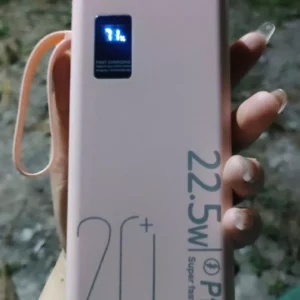 GOOJODOQ Mini Sạc dự phòng 2024 Sạc nhanh 22,5w, Màn hình hiển thị pin 20000 mah, đèn pin độ sáng cao Phụ kiện sạc pin