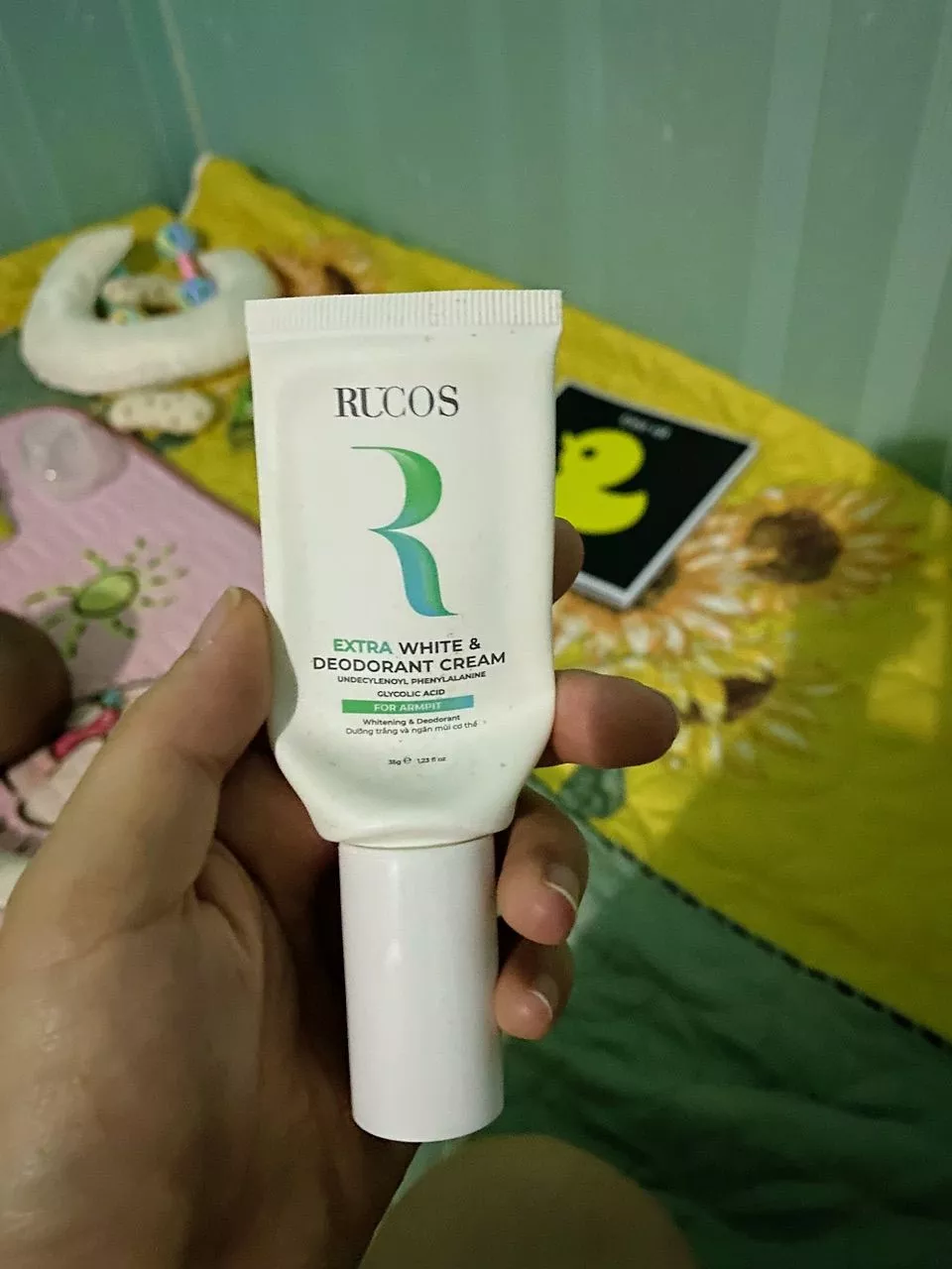 Kem trắng nách khử mùi, giảm thâm vùng mông, nách, bẹn Extra White & Deodorant Rucos