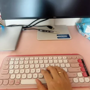 Bàn phím Bluetooth không dây POP ICON KEYS Logitech - Thoải mái, Nút lập trình, Kết nối 3 thiết bị