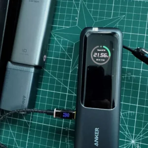 [ANKER] Sạc dự phòng Anker Zolo 25.000mAh | Công suất 165W | Tích hợp 2 cáp USB-C có thể rút gọn | Có màn hình - A1695