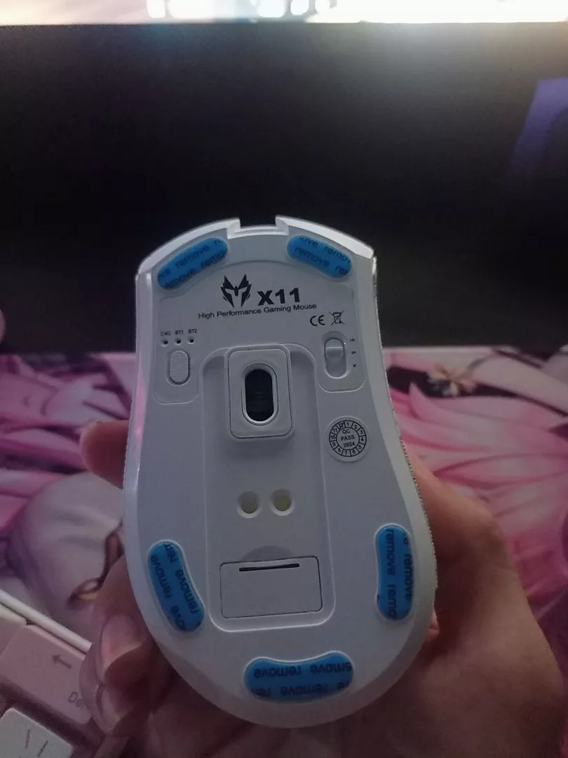 Chuột gaming không dây ATAS X11 - 3 mode - Mắt đọc PAW3311 - Hỗ trợ App macro - Dock sạc - Màn hình TFT - DPI 24000