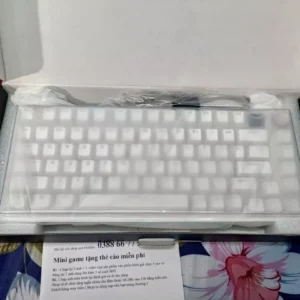 Bàn phím cơ không dây Weikav F75 Pro RGB, 3 Modes kết nối, Màn hình phụ, Núm xoay , Xuyên LED