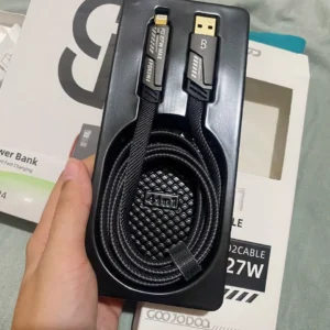 65W Sạc nhanh Đa năng GOOJODOQ, Nhiều cáp USB, Type-C, Micro cho Samsung Huawei