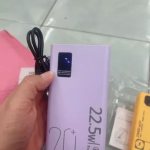 Bộ sạc dự phòng mini GOOJODOQ 22,5w Màn hình LED 20000mAh có chế độ đèn pin