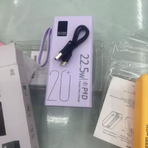 Bộ sạc dự phòng mini GOOJODOQ 22,5w Màn hình LED 20000mAh có chế độ đèn pin