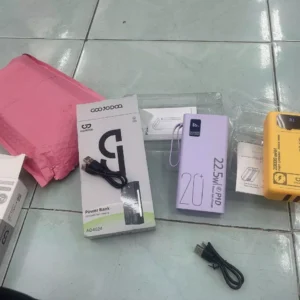 Sạc dự phòng GOOJODOQ 20000mAh tích hợp cáp sạc 22.5W sạc nhanh thông minh