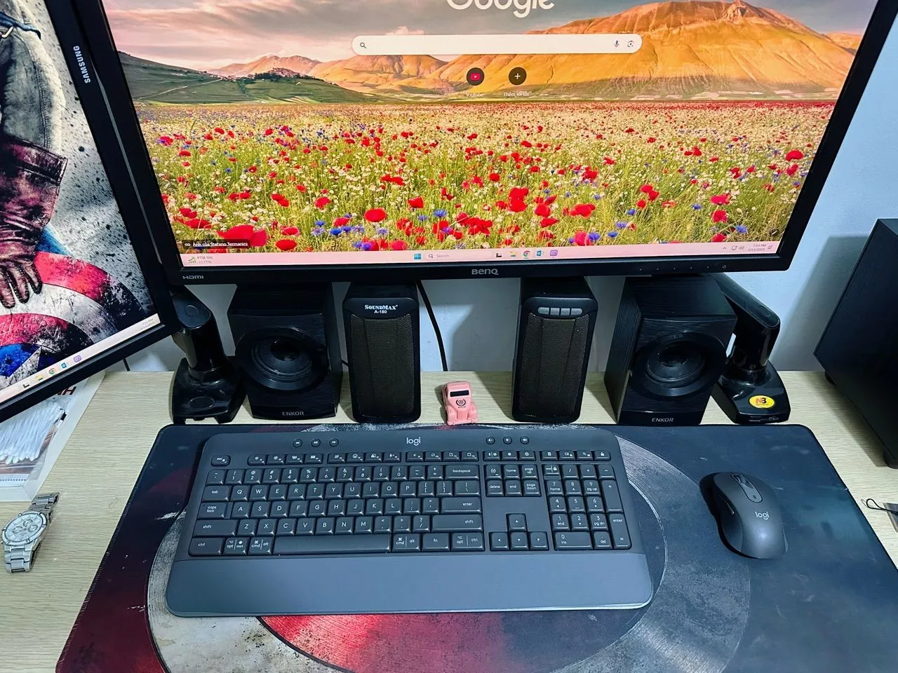 Combo Bàn phím Logitech K650 & Chuột Logitech M650 - Bluetooth, USB Bolt