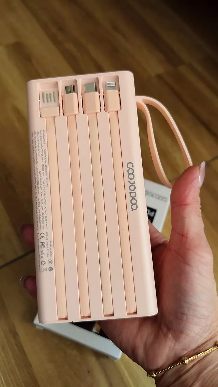 GOOJODOQ Mini Sạc dự phòng 2024 Sạc nhanh 22,5w, Màn hình hiển thị pin 20000 mah, đèn pin độ sáng cao Phụ kiện sạc pin